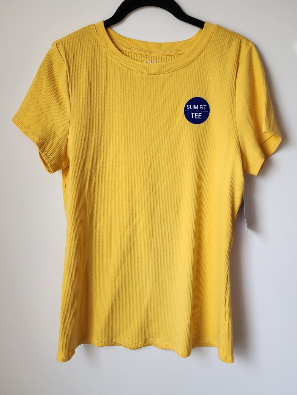 Yellow Slim Fit Stretch Tee